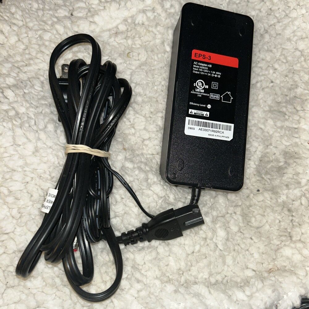 Comcast 12V 3A AC Adapter-AB EPS-3 ADE033